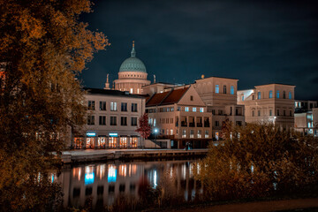 Potsdam at night