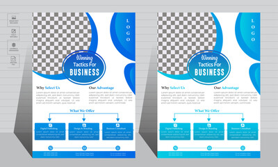 Modern Creative corporate business conference flyer template, leaflet cover presentation, book cover