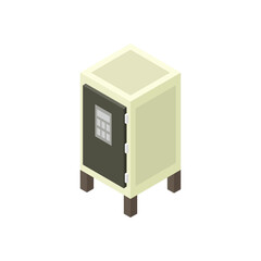 Isometric safe box