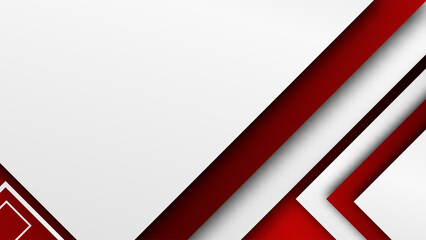 modern red and white creative decoration, luxury geometric background