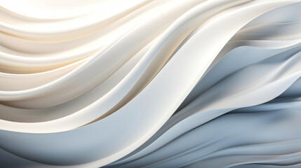 Fototapeta premium Elegant White 3D Rendered Background with Subtle Light Interplay