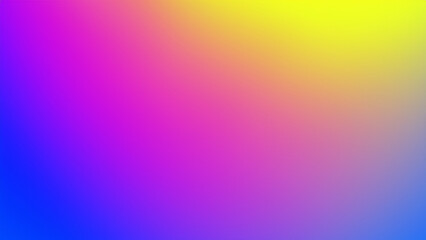 Abstract bright colored background. Subtle abstract background, blurred gradient. Bright pink, Yellow, Neon, Cobalt Blue