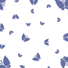 seamless pattern of butterfly