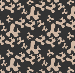 seamless pattern with abstract shapes 