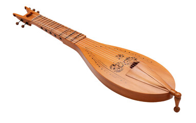 Appalachian Dulcimer Attractive Isolated On a Clear Surface or PNG Transparent Background. - obrazy, fototapety, plakaty