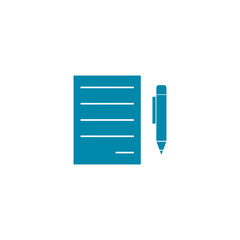 Document form icon isolated on transparent background