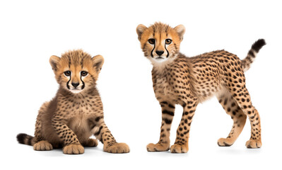 cute young cheetah cubs