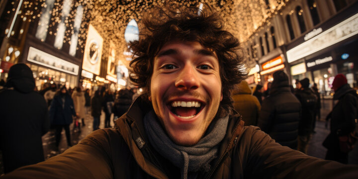 Neujahrsfeier Selfie