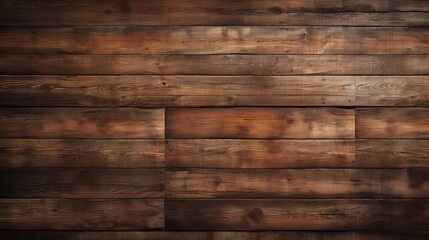 Naklejka premium Background and texture of old wood stripe decorative fence wall surface
