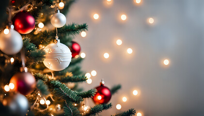 Christmas themed background, beautiful and atmospheric Xmas holidays scene