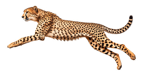 running cheetah