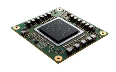New Design Chipset Isolated On a Clear Surface or PNG Transparent Background.