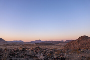 Fototapeta premium Sunset near Big Bend