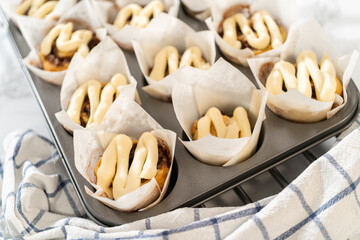 Captivating Capture of No-Yeast Cinnamon Roll Cupcakes