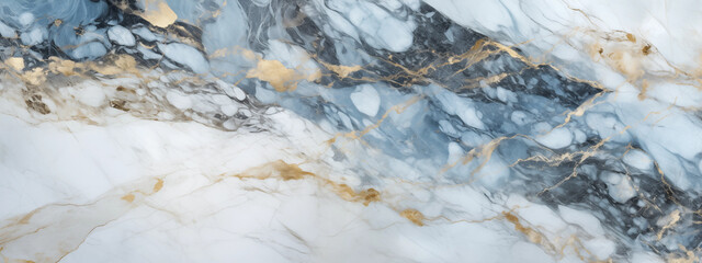 Marble material in gold blue beige gray as background