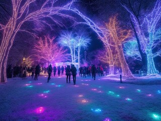 virtual reality festivities 8k christmas in led splendor