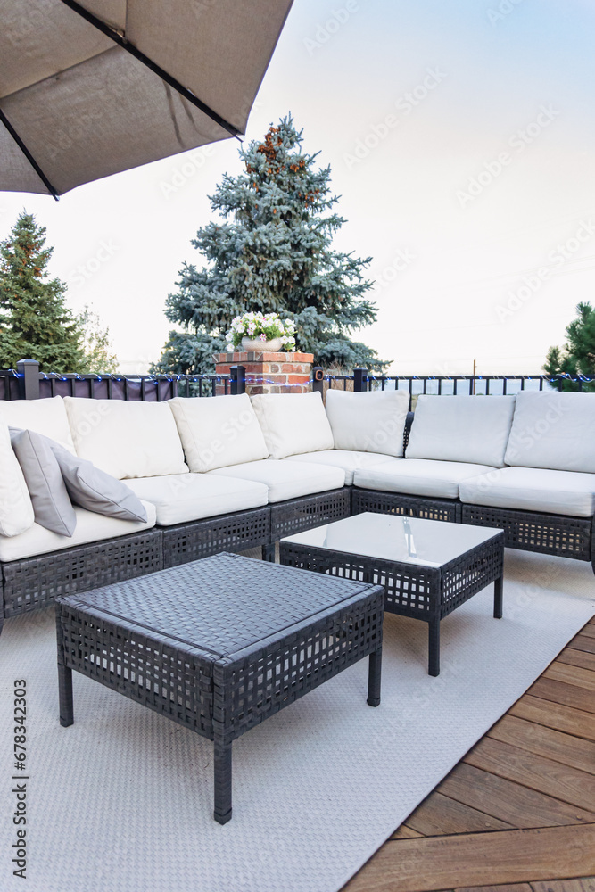 Canvas Prints Outdoor patio