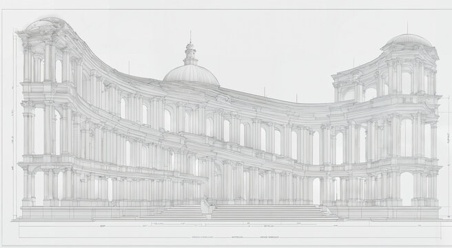 Digital Echoes of Classical Architecture