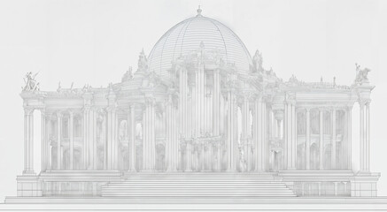 Digital Echoes of Classical Architecture