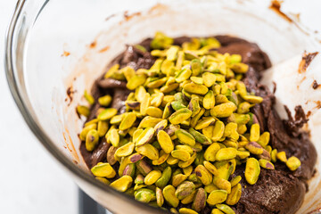 Chocolate pistachio fudge