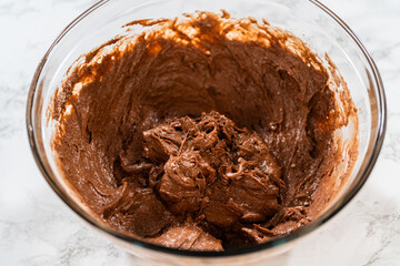 Whisking Delight - Chocolate Bundt Cake in the Making