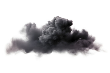 Realistic darkness clouds mystic explode shapes cutout transparent backgrounds 3d render png