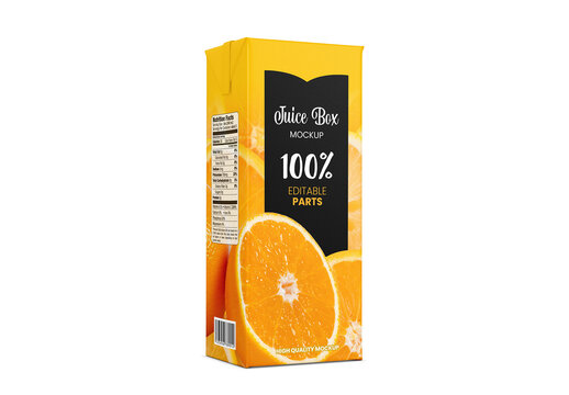Juice Box Mockup