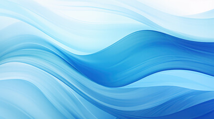 Fototapeta premium Abstract Paper Painting with Blue Wave Texture