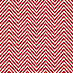 Red chevron Christmas seamless pattern. - 678364728