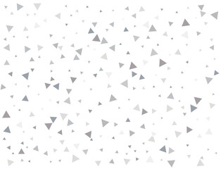 Obraz premium Magic Silver Triangular Confetti