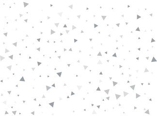Obraz premium Magic Silver Triangular Confetti