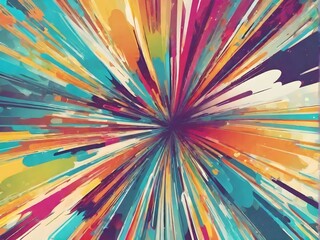 abstract background with rays