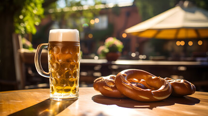 Cold Beer, Soft Pretzel, Warm Sunlight, Good Times