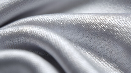 Folded Silver Fabric