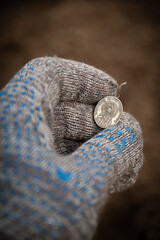 20th century, Vilnius, religious medal, Jesus on Snipiska Mountain in Vilnius