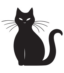 cat vector hand drawn animals silhouette,eps,cat art,ready to print