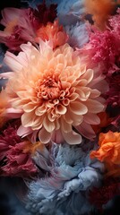 gradient_flowers_colorful_UHD Wallpaper