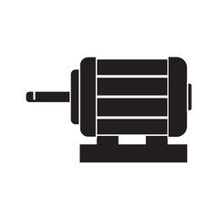 electric dynamo icon logo vector design template