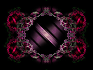 Darc fractal pattern. Created in the program Apophysis 7x.