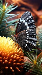 butterfly sit on flower uhd wallpaper