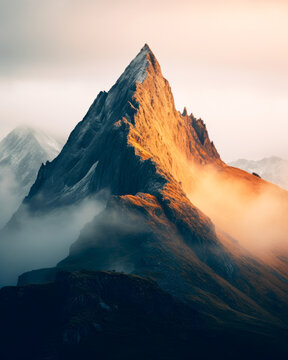 Sunrise over the mountains