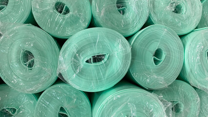 green backing for laminate in rolls in cellophane wrapper
