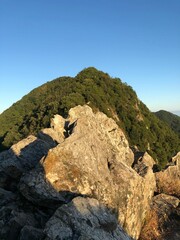 Scenic view of a rocky mountain landscape in Huizhou, China