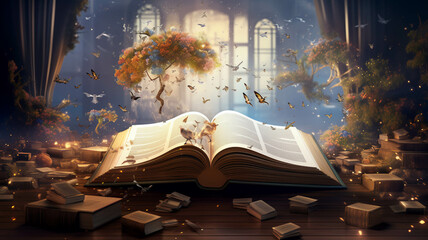 BOOKS ILLUSTRATION CONCEPT