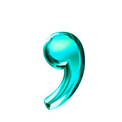 Turquoise symbol with bevel