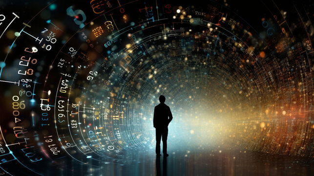 data to information, to knowledge, one can also achieve the creation made with AI