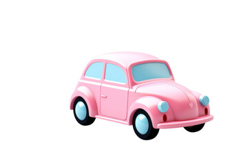 Cute Toy Car: Isometric 3D View
