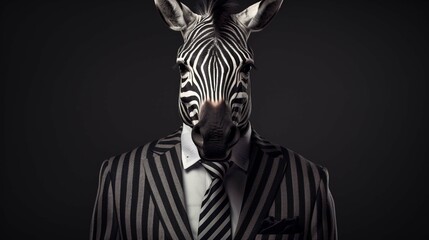 portrait of zebra