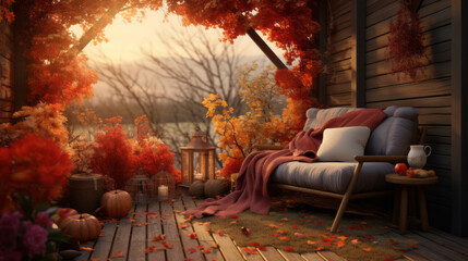 Autumn's Embrace: A Warm and Cozy Haven to Savor the Season's Tranquil Charm