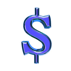 Naklejka premium Blue symbol in a blue frame